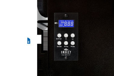 Outdoor Wood Pellet Smoker Grill For Meat / Fish , Wood Burning Grills And Smokers